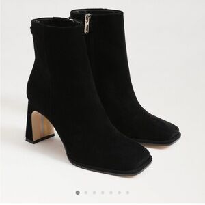 🆕 NWT IRIE SQUARE TOE ANKLE BOOTIE IN BLACK SUEDE